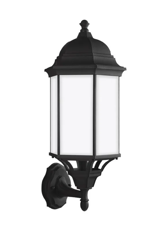 art deco wall lamps with geometric patterns for a retro - inspired bathroomSevier Collection - Large One Light Uplight Outdoor Wall Lantern | Finish: Black - 8638751EN3-12 art deco wall lamps with geometric patterns for a retro - inspired bathroomSevier Collection - Large One Light Uplight Outdoor Wall Lantern | Finish: Black - 8638751EN3-12
