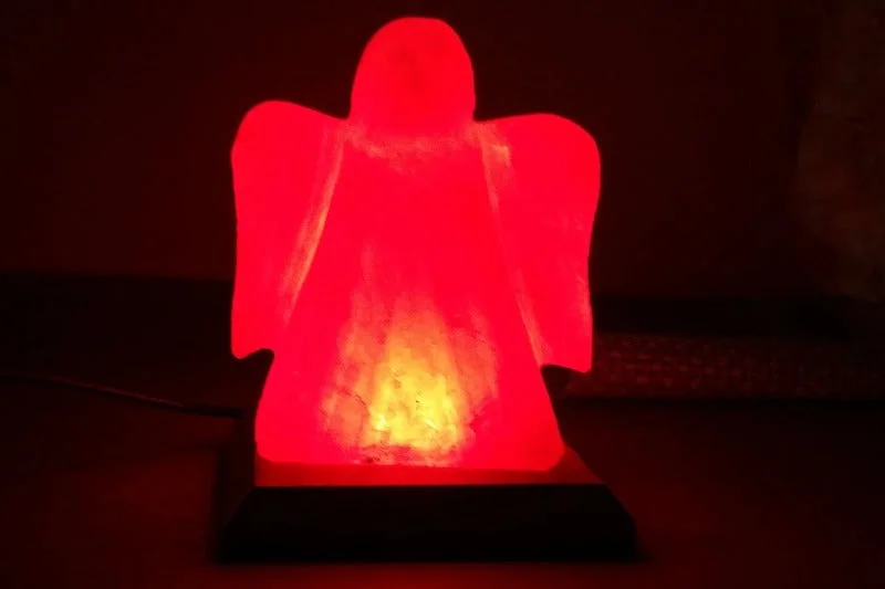 Salt Lamps for Spa - Inspired Bathroom DecorAngel Shape Salt Lamp