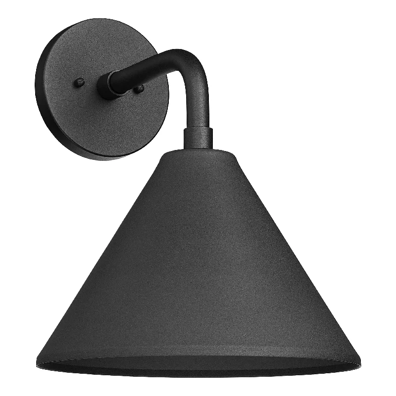 Industrial Emergency Lighting for Safety in FactoriesAxston Outdoor Wall Sconce - Textured Black - 14.22in. Extension - E26 Medium Base Industrial Emergency Lighting for Safety in FactoriesAxston Outdoor Wall Sconce - Textured Black - 14.22in. Extension - E26 Medium Base