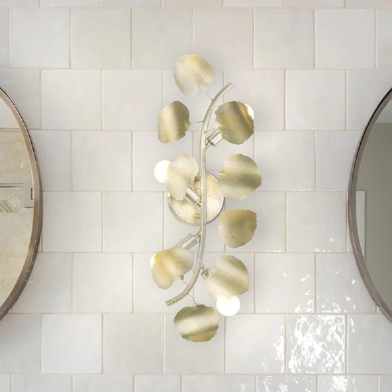 Industrial Lighting for Woodworking FactoriesUHP4996 Eclectic Indoor Wall Sconce, 24-1/2''H x 4-3/8"W x 9''D, Gilded Silver Finish, Hervey Collection Industrial Lighting for Woodworking FactoriesUHP4996 Eclectic Indoor Wall Sconce, 24-1/2''H x 4-3/8"W x 9''D, Gilded Silver Finish, Hervey Collection