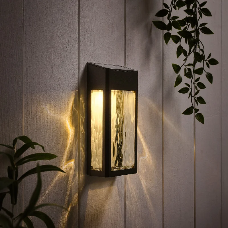 String Lights for Balcony DecorationGlass Solar Wall Light