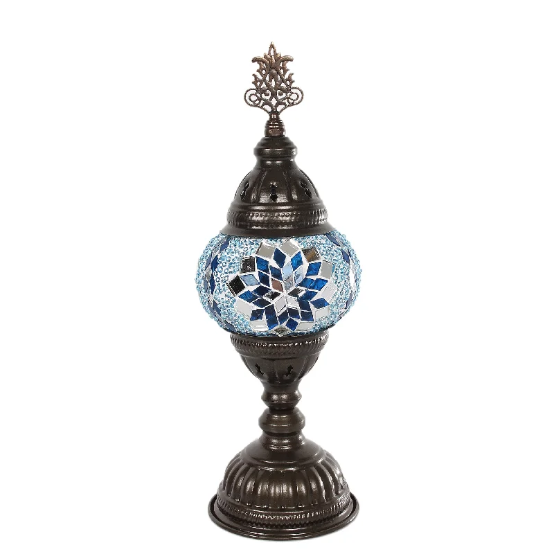 Lava Lamps for Spa Centers to Create a Soothing AtmosphereBlue Turkish Mosaic 12" Lamp with LED Bulb Lava Lamps for Spa Centers to Create a Soothing AtmosphereBlue Turkish Mosaic 12" Lamp with LED Bulb