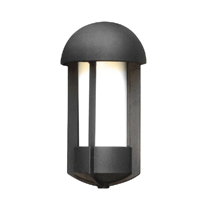 mid - century modern wall lamps with iconic shapes for a stylish studyTyr Grey/Black Wall Light E27 IP23