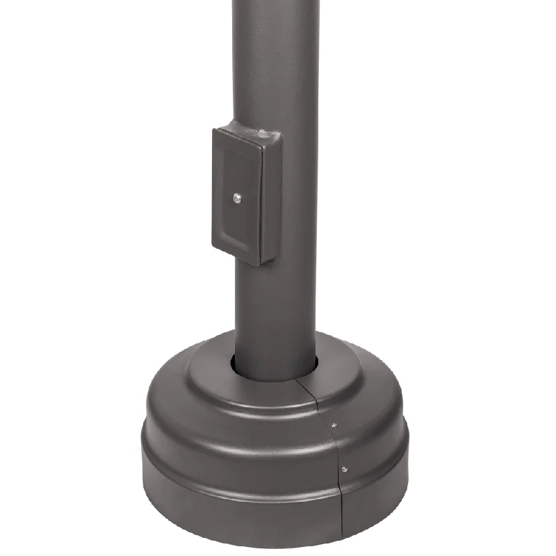 Industrial Lighting for Food Processing Factories25FT 4" ROUND STEEL LIGHT POLE