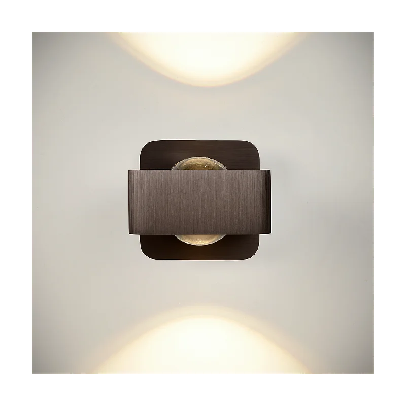 ceramic wall lamps with hand - painted designs for an artistic touchWall light Myrom | Brushed bronze