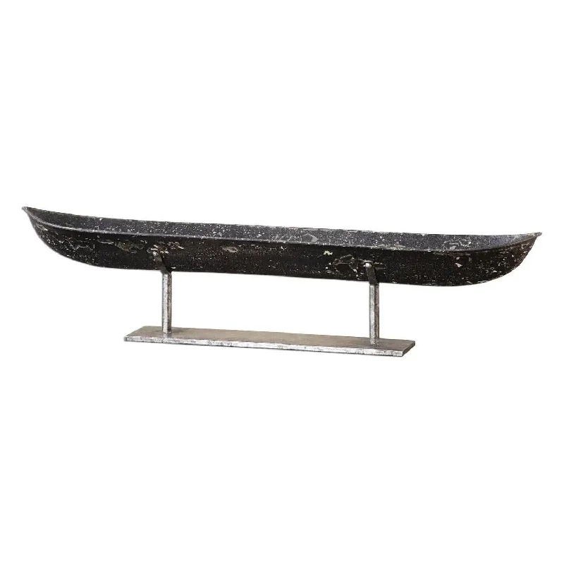 River Boat Sculpture