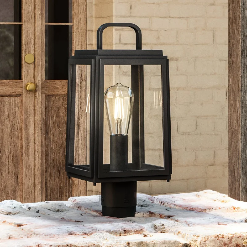 Industrial Lighting for Textile MillsUHP1384 Farmhouse Outdoor Post Light 15.625''H x 7''W, Olde Bronze Finish, Macon Collection Industrial Lighting for Textile MillsUHP1384 Farmhouse Outdoor Post Light 15.625''H x 7''W, Olde Bronze Finish, Macon Collection