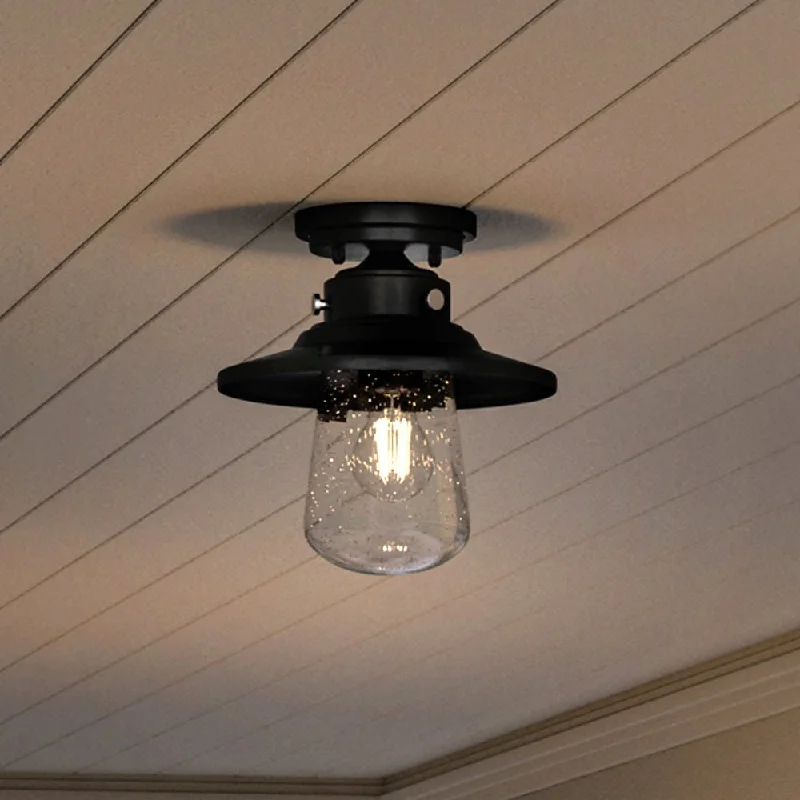 Adjustable Industrial Lighting for Flexible IlluminationUHP1322 Coastal Outdoor Ceiling Light 10''H x 9''W, Midnight Black Finish, Santa-Ana Collection Adjustable Industrial Lighting for Flexible IlluminationUHP1322 Coastal Outdoor Ceiling Light 10''H x 9''W, Midnight Black Finish, Santa-Ana Collection