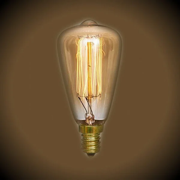 Smart dimmable Edison light bulbs for smart homesVintage Nostalgic ST15 Edison Style Bulb - 40 watts - 3.75 in. Length Smart dimmable Edison light bulbs for smart homesVintage Nostalgic ST15 Edison Style Bulb - 40 watts - 3.75 in. Length