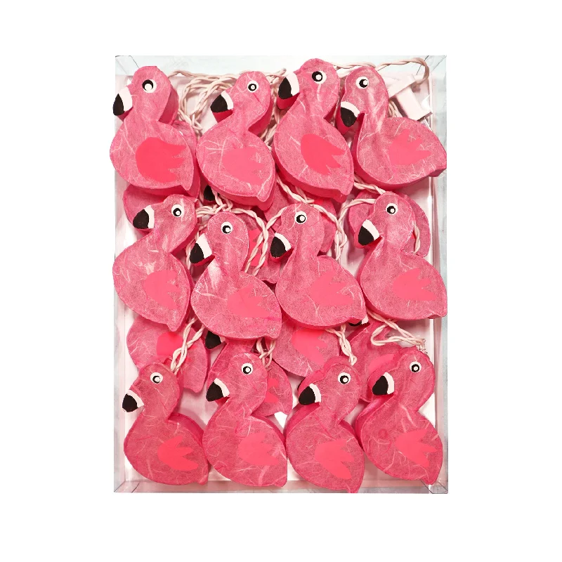 String Lights for Restaurant Outdoor SeatingMini String Lights - Flamingos