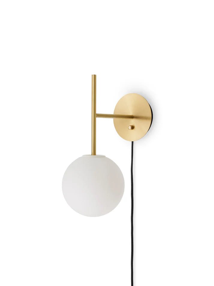 metal wall lamps with a matte black finish for a sleek and modern lookTR Bulb - Suspended Wall Lamp