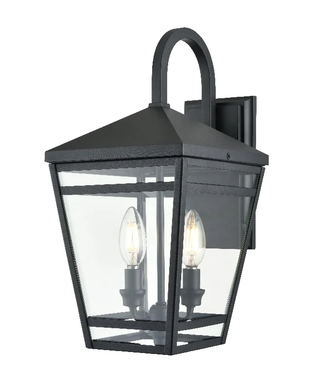 Industrial Lighting for Furniture FactoriesSeager Outdoor Wall Sconce - Textured Black - Clear Glass - 10in. Extension - E12 Candelabra Base Industrial Lighting for Furniture FactoriesSeager Outdoor Wall Sconce - Textured Black - Clear Glass - 10in. Extension - E12 Candelabra Base