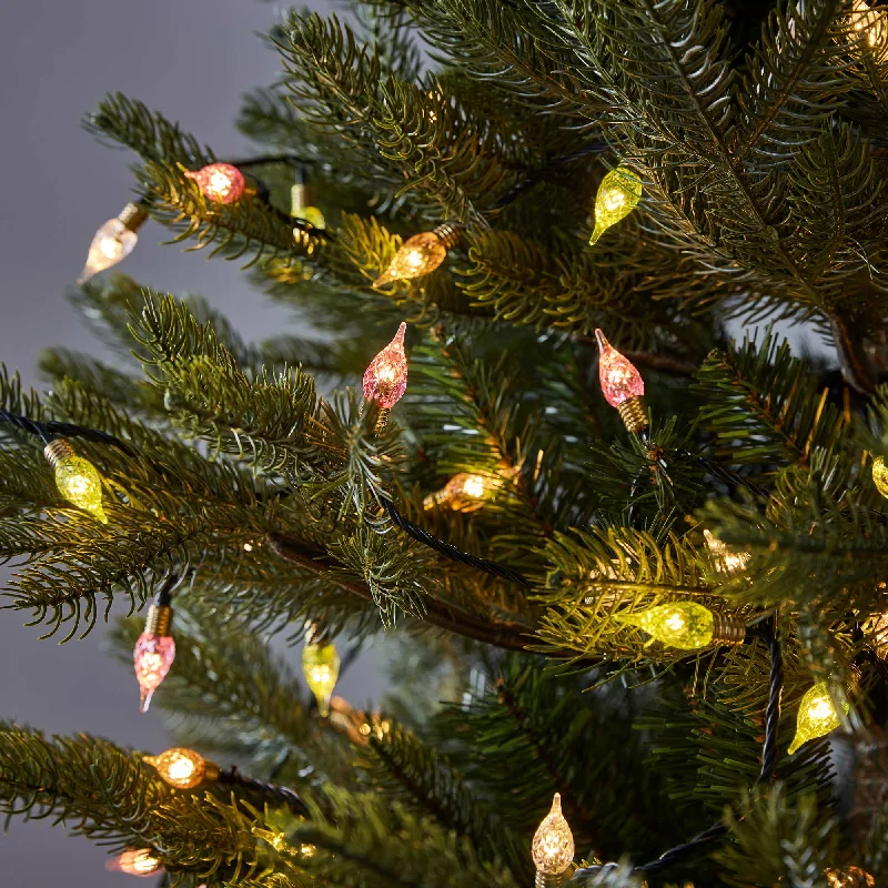 String Lights with Multicolored Bulbs for Festive Occasions150 Pastel C9 Bulb Connectable Christmas Tree Lights
