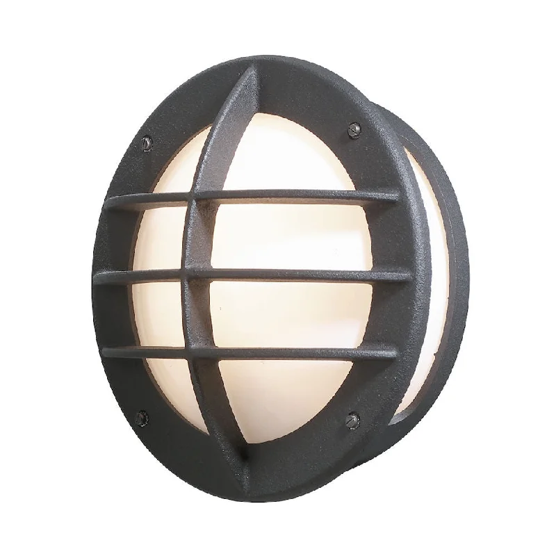 art deco wall lamps with geometric patterns for a retro - inspired bathroomOden Aluminium Flush Wall Light IP23 - Various Finishes