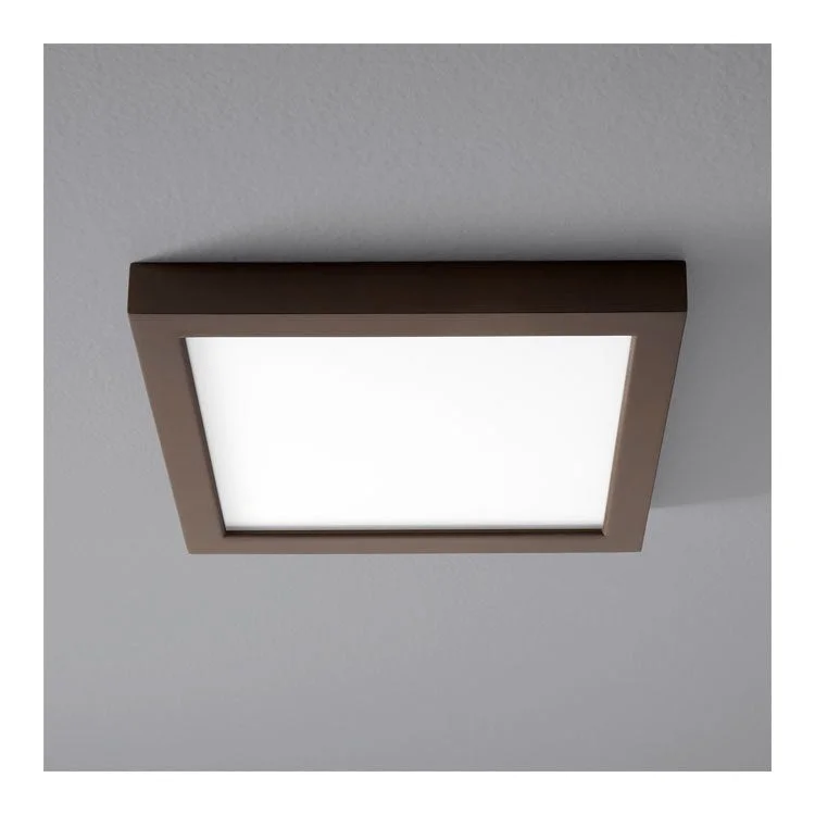 Recessed lights for laundry rooms with a long lifespanAltair Single-Light 9" LED Square Flush Mount Ceiling Fixture - Oiled Bronze Recessed lights for laundry rooms with a long lifespanAltair Single-Light 9" LED Square Flush Mount Ceiling Fixture - Oiled Bronze