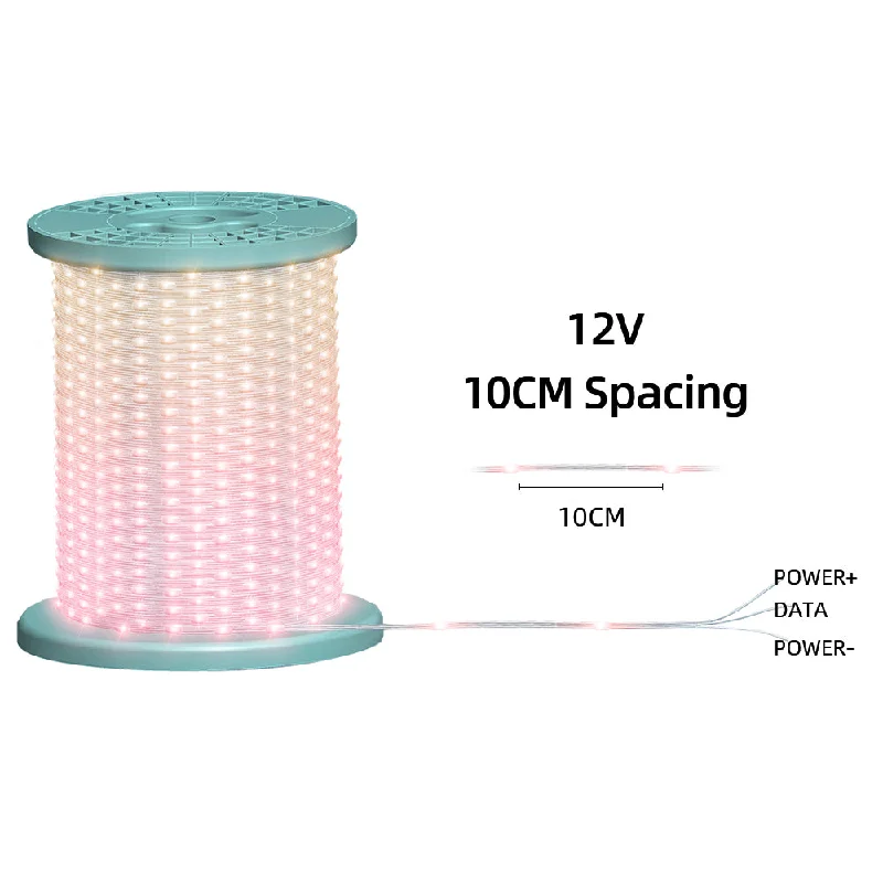 Twinkling String Lights for a Magical Atmosphere12V10CM Color Changing 32.8 FT 100 LED ChristmasPixel String Lights Twinkling String Lights for a Magical Atmosphere12V10CM Color Changing 32.8 FT 100 LED ChristmasPixel String Lights
