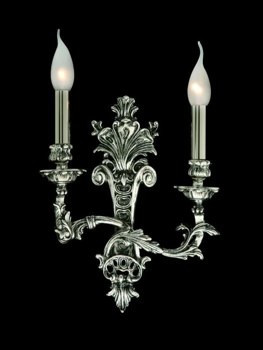 mid - century modern wall lamps with iconic shapes for a stylish studyAntiqued Silver 2 Light Wall Light mid - century modern wall lamps with iconic shapes for a stylish studyAntiqued Silver 2 Light Wall Light