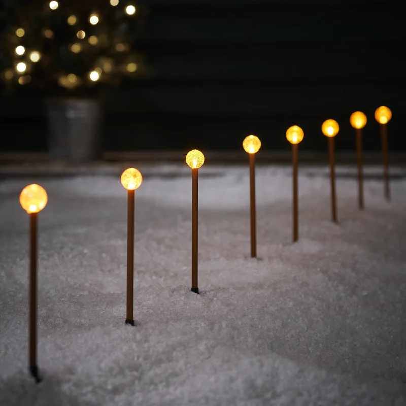 String Lights for Nursery Room Decor8 Bubble Battery Operated Garden Stake Lights