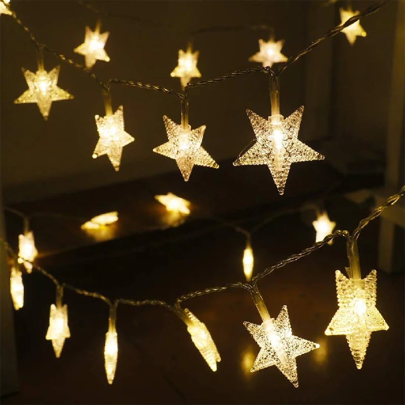 String Lights for Camping TripsStar Fairy Lights Battery Operated Indoor Outdoor Christmas Decor String Lights for Camping TripsStar Fairy Lights Battery Operated Indoor Outdoor Christmas Decor