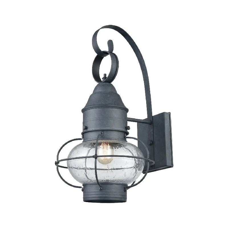 mid - century modern wall lamps with iconic shapes for a stylish studyOnion 1-Light Outdoor Wall Lantern mid - century modern wall lamps with iconic shapes for a stylish studyOnion 1-Light Outdoor Wall Lantern