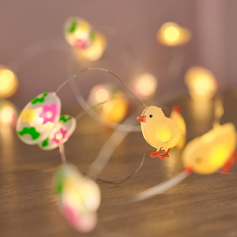 String Lights for Hotel Courtyard Lighting20 Chick & Egg Micro Lights