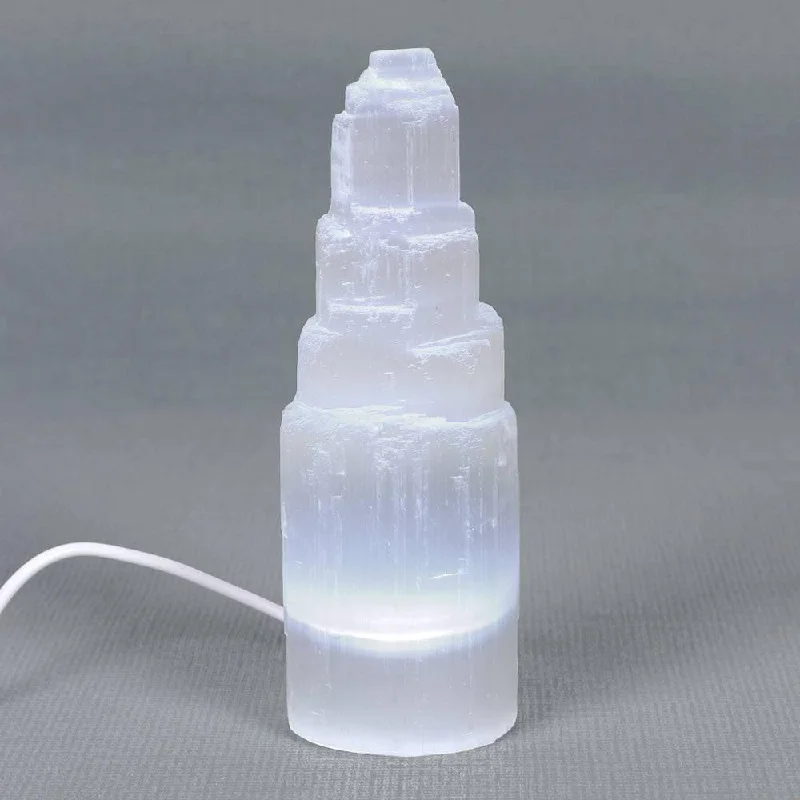Salt Lamps for Baby Nurseries to Create a Calm EnvironmentLED Selenite Mountain Lamp