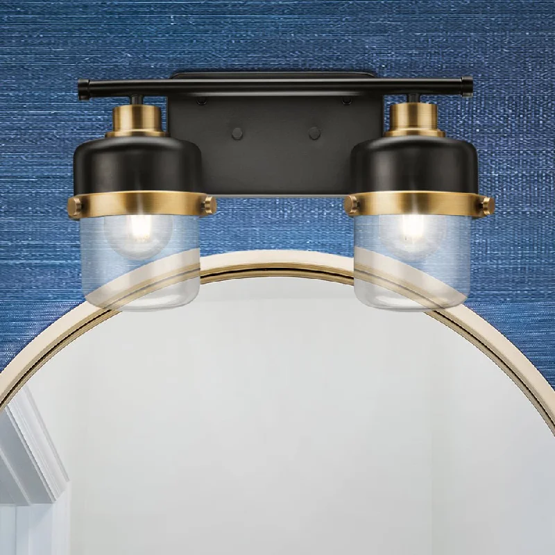 Industrial Lighting for Chemical PlantsUHP4473 Industrial Indoor Bath Light, 8-3/8''H x 6-3/8"W x 14-5/8''D, Matte Black Finish, Olympia Collection Industrial Lighting for Chemical PlantsUHP4473 Industrial Indoor Bath Light, 8-3/8''H x 6-3/8"W x 14-5/8''D, Matte Black Finish, Olympia Collection