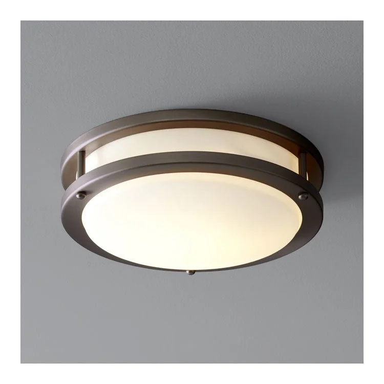 Sound - activated recessed lights for home theatersOracle Single-Light LED 10.5" Flush Mount Ceiling Fixture - Oiled Bronze Sound - activated recessed lights for home theatersOracle Single-Light LED 10.5" Flush Mount Ceiling Fixture - Oiled Bronze