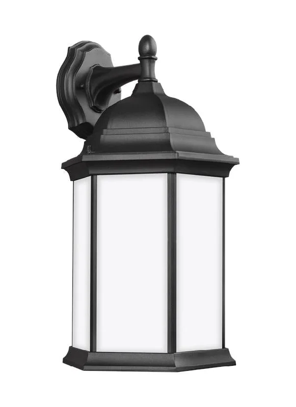 rustic farmhouse wall lamps with wooden accents for cozy bedroomsSevier Collection - Large One Light Downlight Outdoor Wall Lantern | Finish: Black - 8438751EN3-12 rustic farmhouse wall lamps with wooden accents for cozy bedroomsSevier Collection - Large One Light Downlight Outdoor Wall Lantern | Finish: Black - 8438751EN3-12