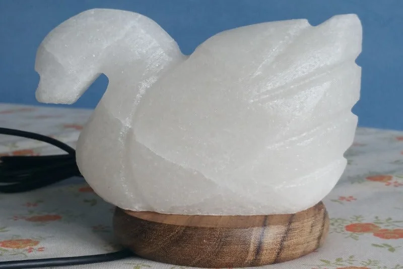 Salt Lamps for Feng Shui EnhancementWhite Swan salt lamp USB