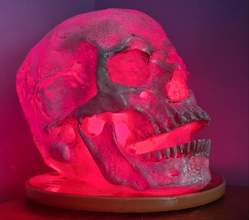 Lava Lamps for Ice Cream Parlors to Make it More FunCLEAR QUARTZ COLOUR CHANGING SKULL LAMP -made by me Lava Lamps for Ice Cream Parlors to Make it More FunCLEAR QUARTZ COLOUR CHANGING SKULL LAMP -made by me