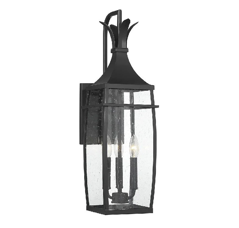 ceramic wall lamps with hand - painted designs for an artistic touchMontpelier 3-Light Outdoor Wall Lantern ceramic wall lamps with hand - painted designs for an artistic touchMontpelier 3-Light Outdoor Wall Lantern