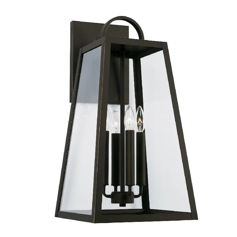 Recessed lights for entryways to make a good first impressionLeighton 4-Light Outdoor Wall Lantern in Oiled Bronze Recessed lights for entryways to make a good first impressionLeighton 4-Light Outdoor Wall Lantern in Oiled Bronze