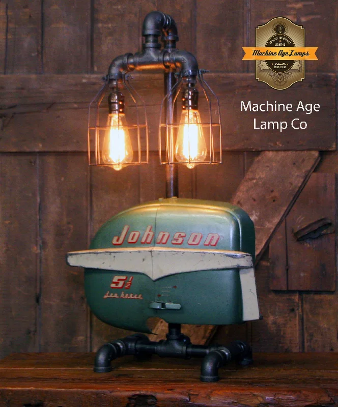 Durable Industrial Lighting for Harsh EnvironmentsSteampunk Industrial / Boat Motor / Johnson / Nautical / Marine / Cabin / Lamp #3555 sold Durable Industrial Lighting for Harsh EnvironmentsSteampunk Industrial / Boat Motor / Johnson / Nautical / Marine / Cabin / Lamp #3555 sold
