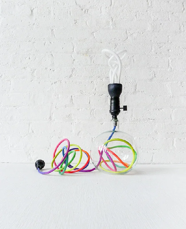 Lava Lamps for Organic Food Markets to Create a Sustainable Vibe30% SALE Modern Glass Globe Bubble Table Lamp with Ombre Rainbow Textile Cord and Plumen Light Bulb Lava Lamps for Organic Food Markets to Create a Sustainable Vibe30% SALE Modern Glass Globe Bubble Table Lamp with Ombre Rainbow Textile Cord and Plumen Light Bulb