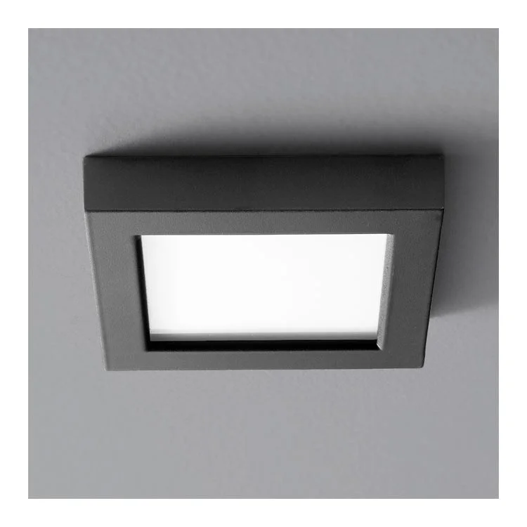 Low - voltage recessed lights for safety in children's roomsAltair Single-Light 5" LED Square Flush Mount Ceiling Fixture - Black Low - voltage recessed lights for safety in children's roomsAltair Single-Light 5" LED Square Flush Mount Ceiling Fixture - Black
