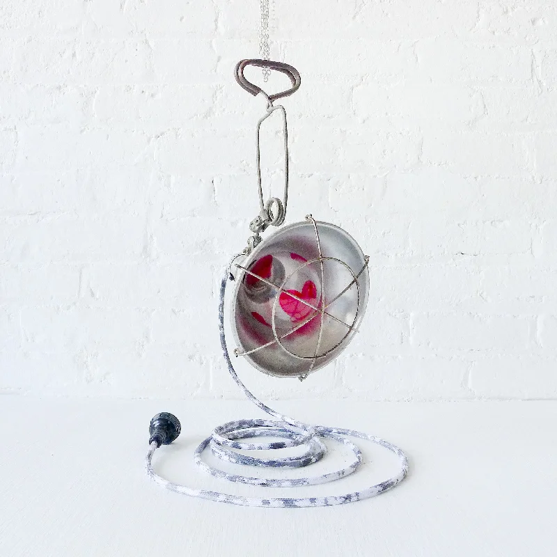 Lava Lamps for Karaoke Bars to Set the Mood40% SALE Hearts Glow In a Cage Industrial Art Pendant Clamp with Abstract Textile Cord Lava Lamps for Karaoke Bars to Set the Mood40% SALE Hearts Glow In a Cage Industrial Art Pendant Clamp with Abstract Textile Cord