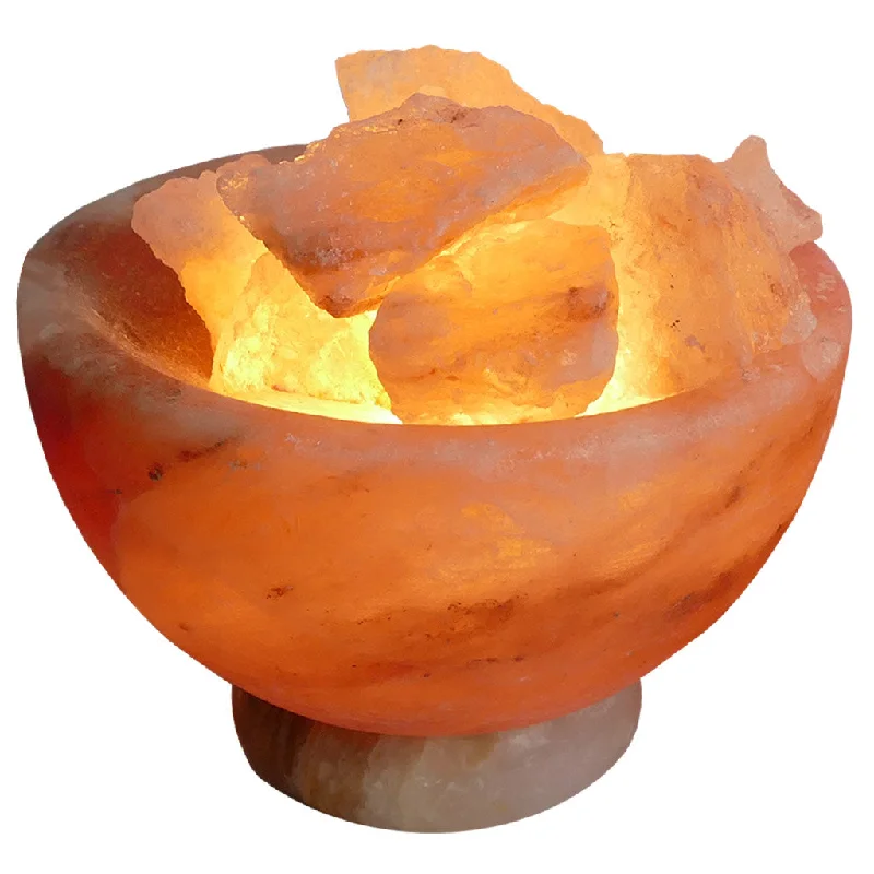 USB - Powered Salt Lamps for Easy ChargingHimalayan Salt Bowl Fire Bowl Lamp