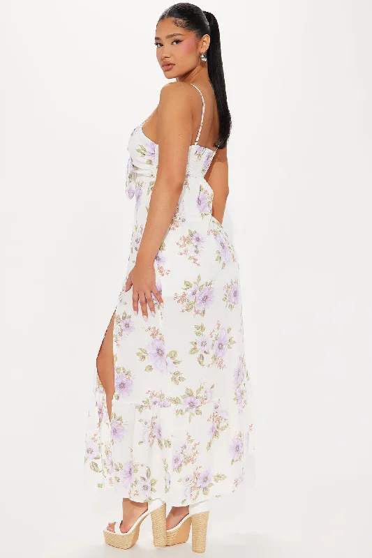 Brunch Chic Maxi Dress - Off White