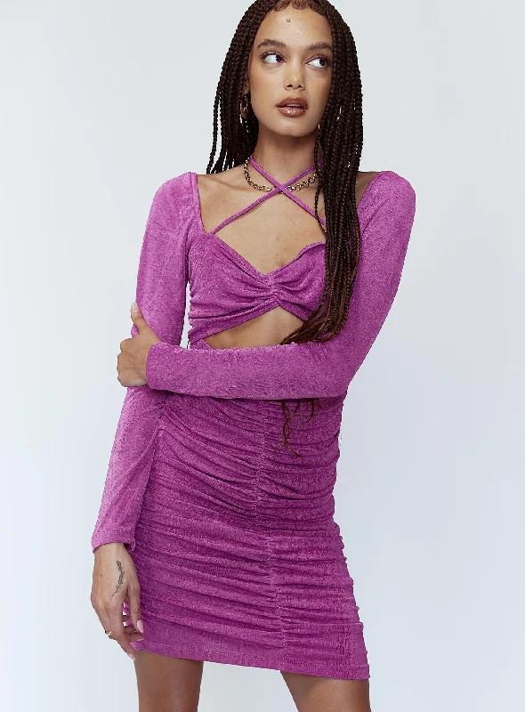 Dillon Mini Dress Purple