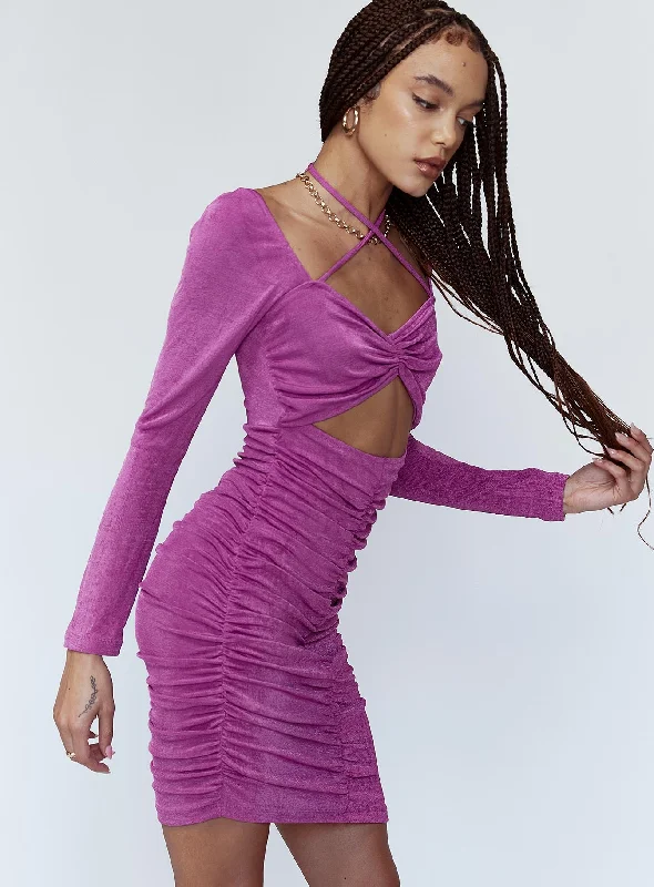 Dillon Mini Dress Purple