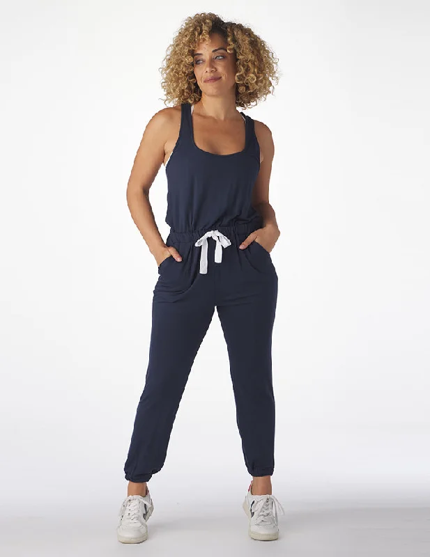 Leisure Jumpsuit: Indigo