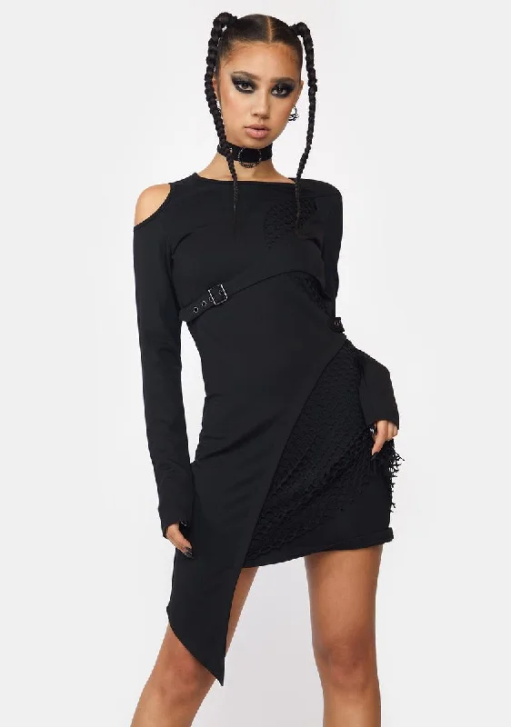 Punk Long Sleeve Dress