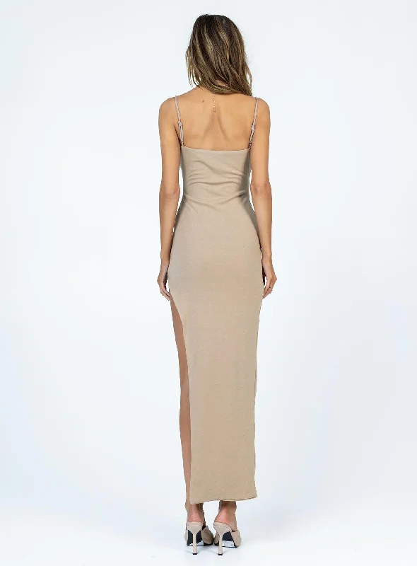 Tiana Maxi Dress Brown