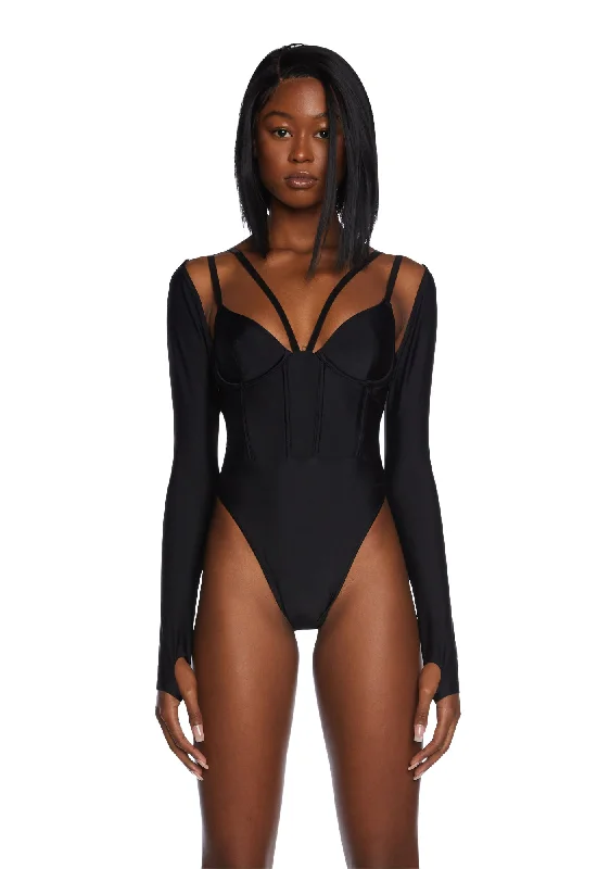 Lick You Lots Strappy Bodysuit