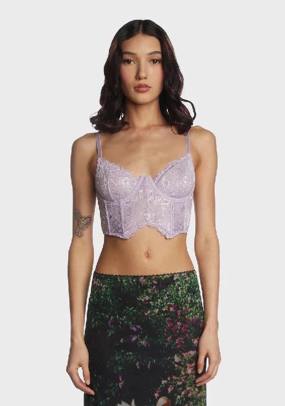 Lilac Build A Fantasy Lace Corset Top