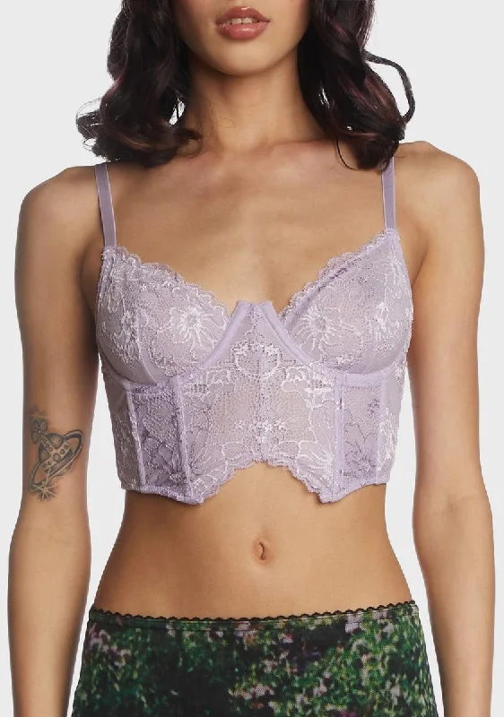 Lilac Build A Fantasy Lace Corset Top