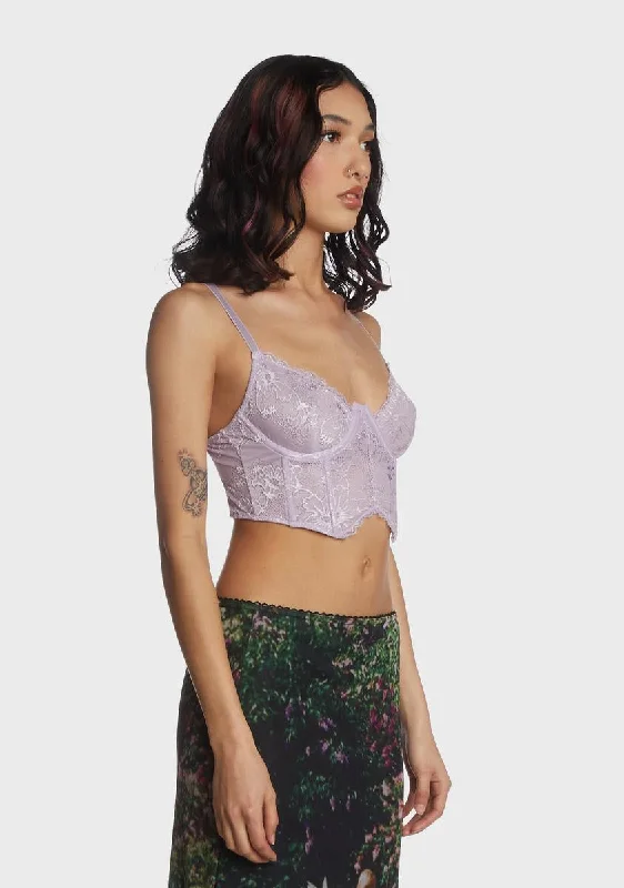 Lilac Build A Fantasy Lace Corset Top