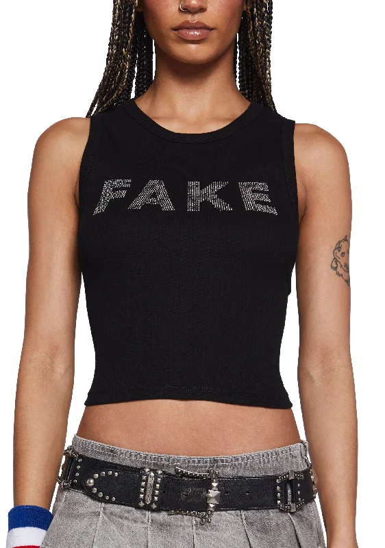 Not So Real Tank Top