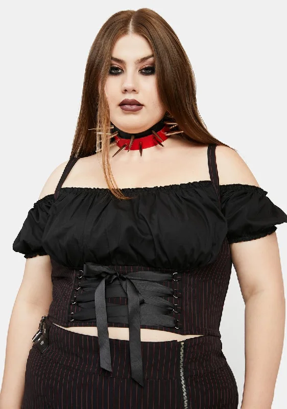 Plus Purge The Poison Underbust Corset Top